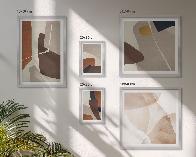 Gallery wall Abstracte moderne vormen