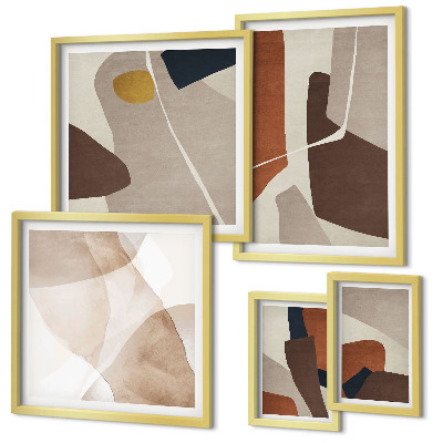 Gallery wall Abstracte moderne vormen