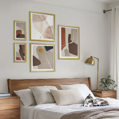 Gallery wall Abstracte moderne vormen