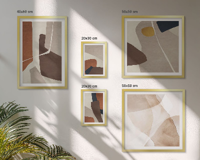 Gallery wall Abstracte moderne vormen