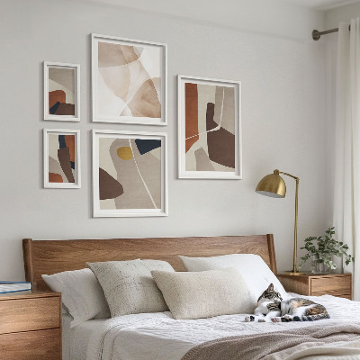 Gallery wall Abstracte moderne vormen