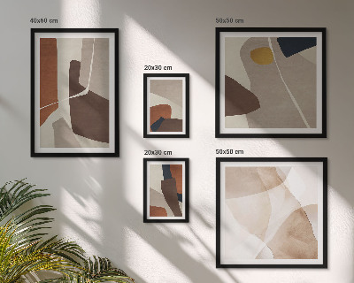 Gallery wall Abstracte moderne vormen