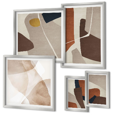 Gallery wall Abstracte moderne vormen