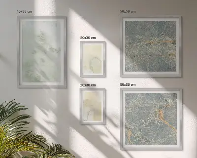Wanddecoratie met aquareltexturen pasteltinten