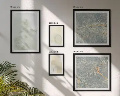 Wanddecoratie met aquareltexturen pasteltinten