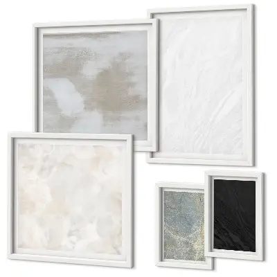 Gallery wall De kleuren van elegante stenen constructies