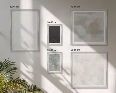 Gallery wall De kleuren van elegante stenen constructies