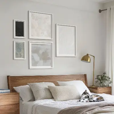 Gallery wall De kleuren van elegante stenen constructies