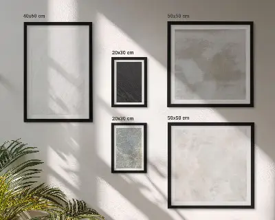 Gallery wall De kleuren van elegante stenen constructies