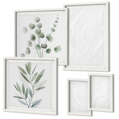 Gallery wall Elegante marmeren takstructuur