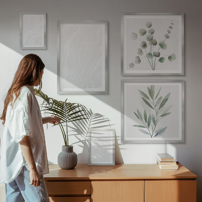 Gallery wall Elegante marmeren takstructuur