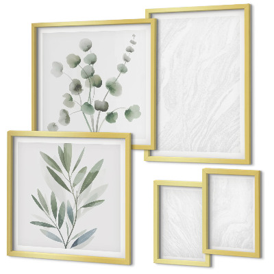 Gallery wall Elegante marmeren takstructuur