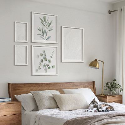 Gallery wall Elegante marmeren takstructuur