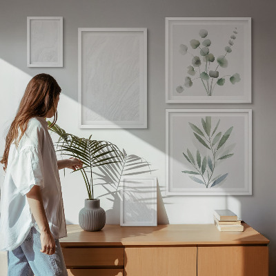 Gallery wall Elegante marmeren takstructuur