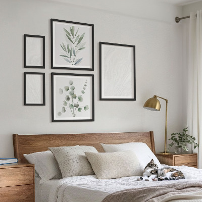 Gallery wall Elegante marmeren takstructuur