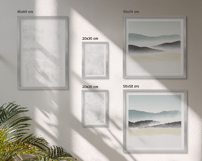 Moderne schilderijen set Abstracte achtergrond met witte stippen