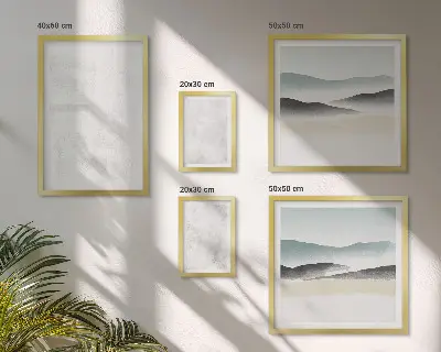 Moderne schilderijen set met abstracte achtergrond en witte stippen