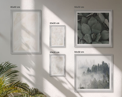 Gallery wall Steenachtige pastelkleurige structuren
