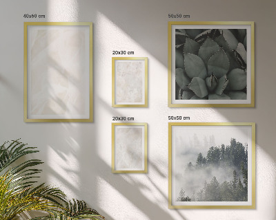 Gallery wall Steenachtige pastelkleurige structuren