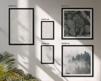 Gallery wall Steenachtige pastelkleurige structuren