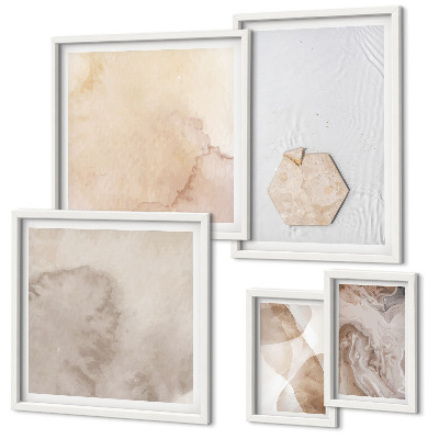 Gallery wall Abstracte vormgeving van de natuur