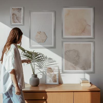 Gallery wall Abstracte vormgeving van de natuur