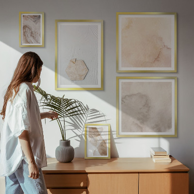 Gallery wall Abstracte vormgeving van de natuur