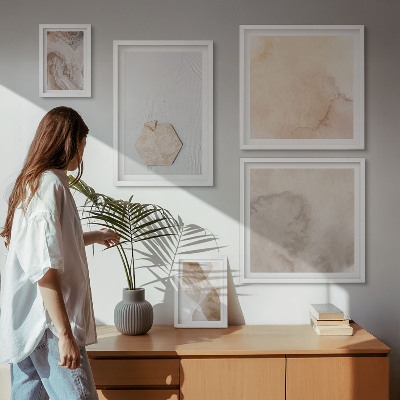 Gallery wall Abstracte vormgeving van de natuur