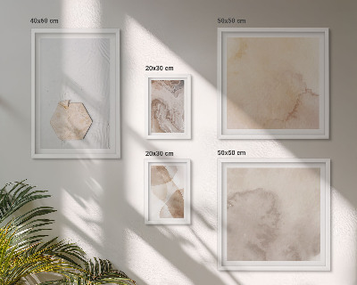 Gallery wall Abstracte vormgeving van de natuur