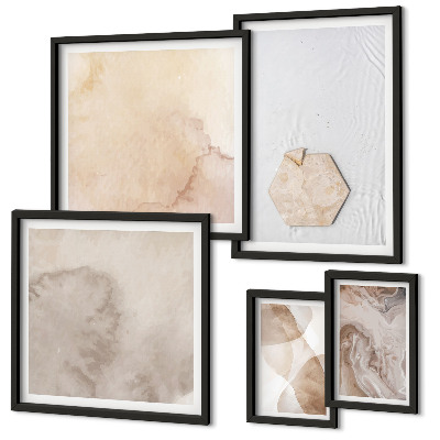 Gallery wall Abstracte vormgeving van de natuur