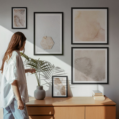 Gallery wall Abstracte vormgeving van de natuur