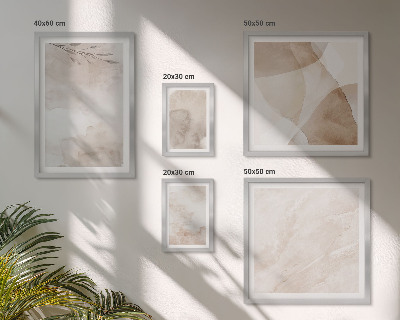 Gallery wall Aquarelverf met boho-texturen