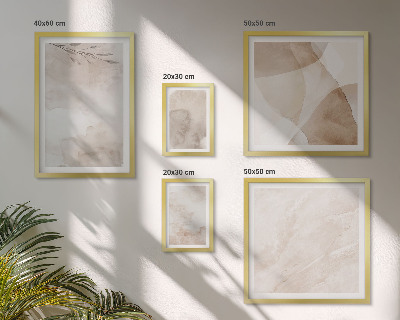 Gallery wall Aquarelverf met boho-texturen