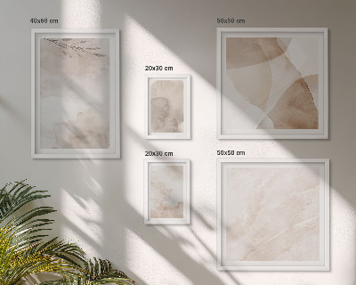 Gallery wall Aquarelverf met boho-texturen
