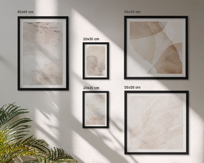 Gallery wall Aquarelverf met boho-texturen