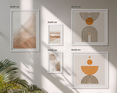 Moderne schilderijen set Structuren in verschillende tinten minimalisme