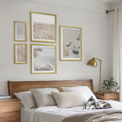 Moderne schilderijen set Boho natuurlijke texturen