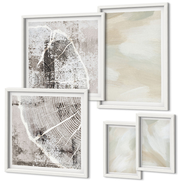 Gallery wall Minimalistische verftextuur