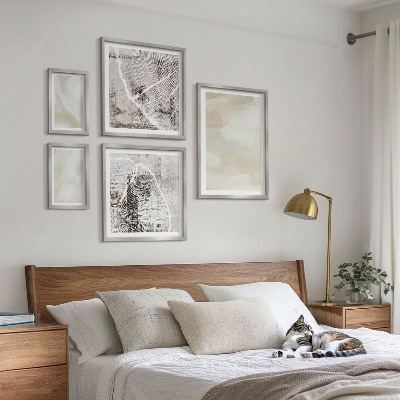 Gallery wall Minimalistische verftextuur