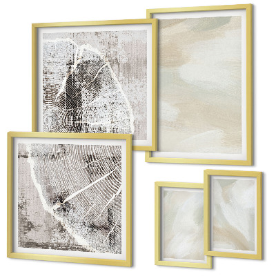 Gallery wall Minimalistische verftextuur