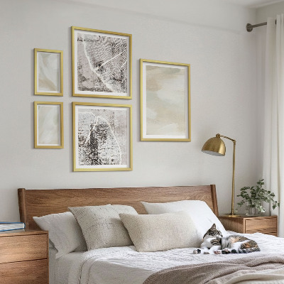 Gallery wall Minimalistische verftextuur