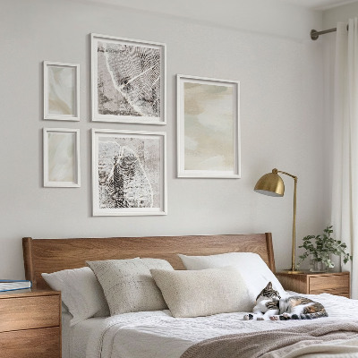 Gallery wall Minimalistische verftextuur