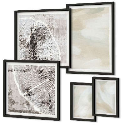 Gallery wall Minimalistische verftextuur