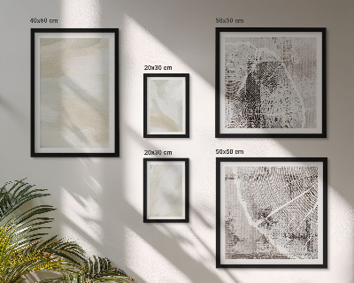 Gallery wall Minimalistische verftextuur