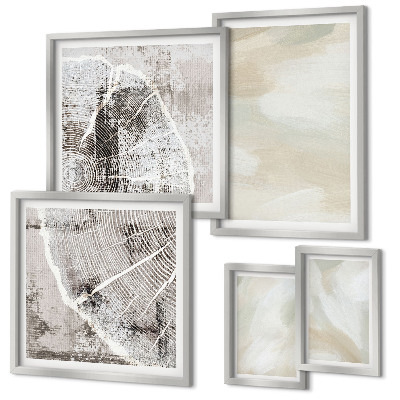 Gallery wall Minimalistische verftextuur