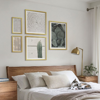 Gallery wall Zomerse texturen met een tropisch gevoel