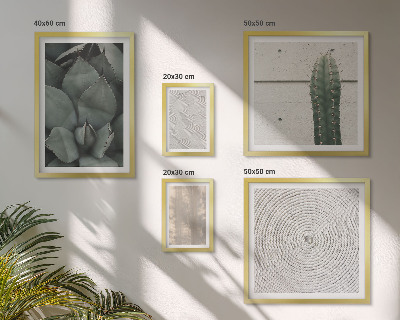 Gallery wall Zomerse texturen met een tropisch gevoel