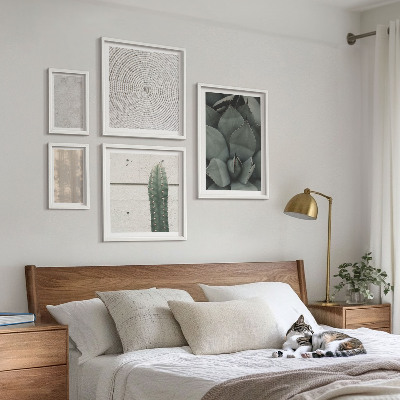Gallery wall Zomerse texturen met een tropisch gevoel