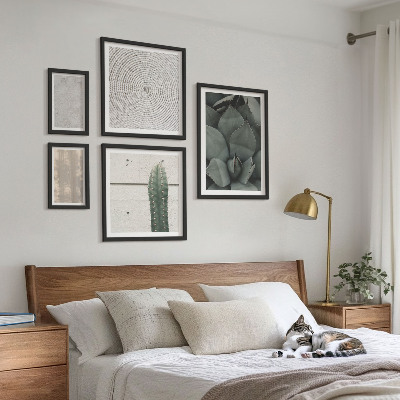 Gallery wall Zomerse texturen met een tropisch gevoel