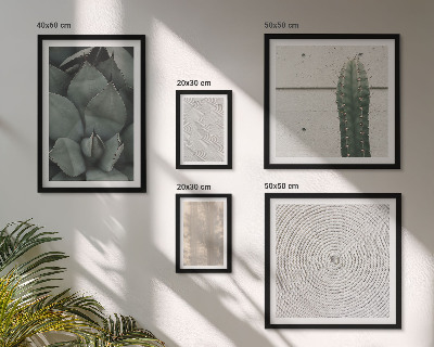 Gallery wall Zomerse texturen met een tropisch gevoel